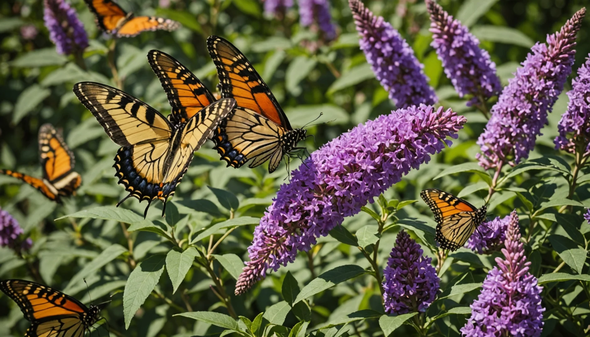 butterfly bush buddleja davidii