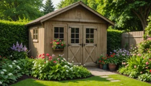 cabane de jardin