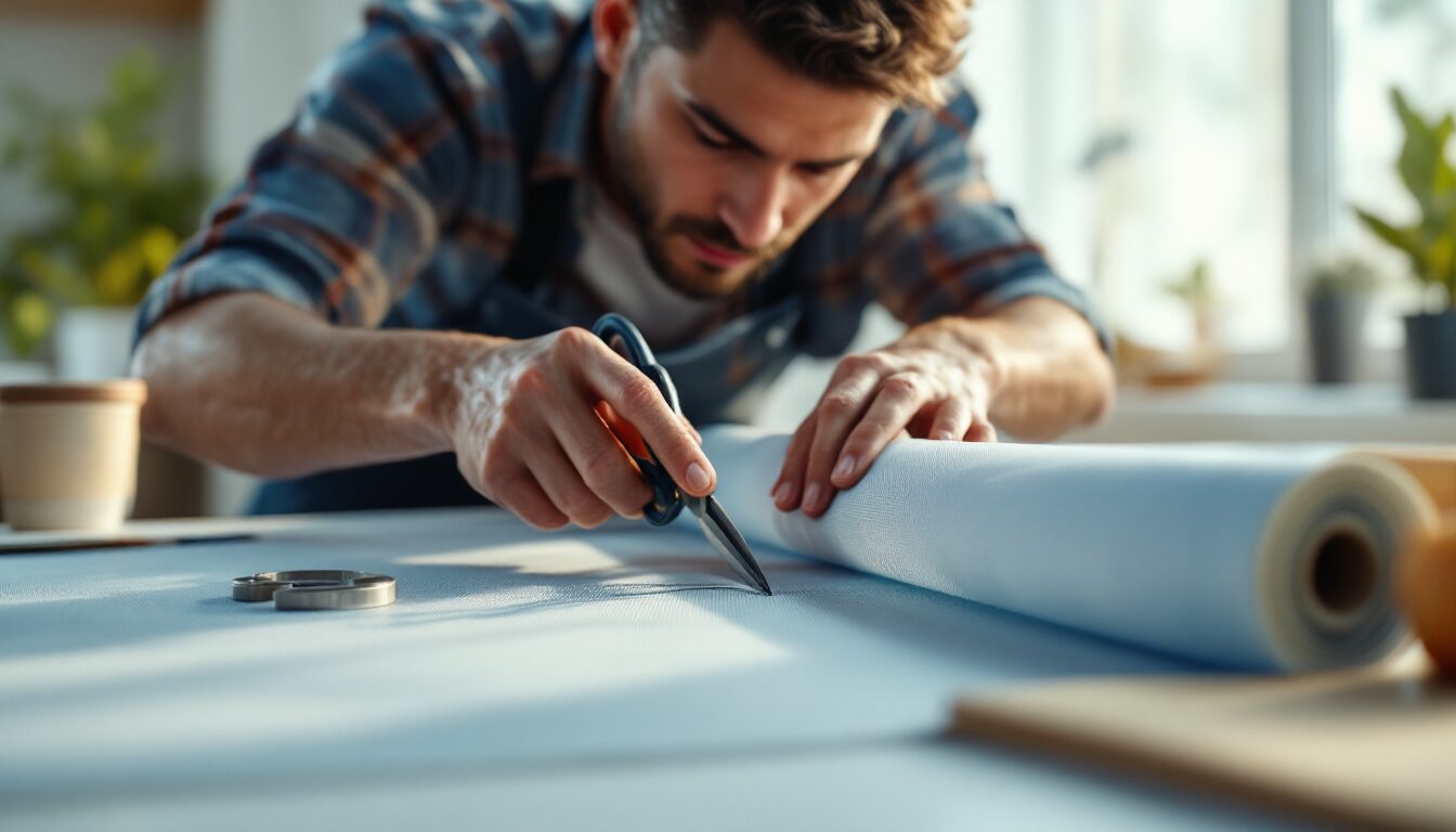 comment couper une moustiquaire enroulable