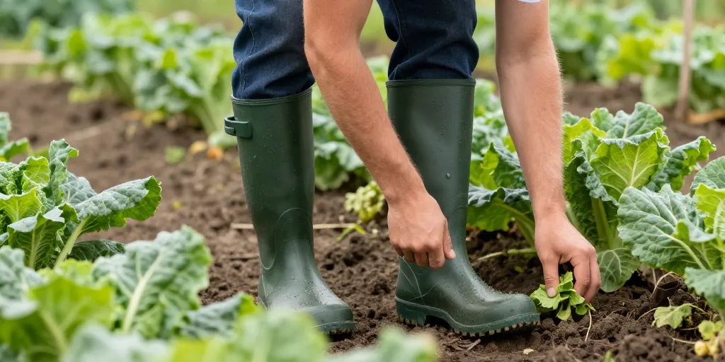 bottes de jardinage